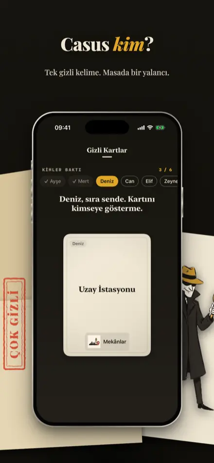 Casus: Gizli kelime kartı