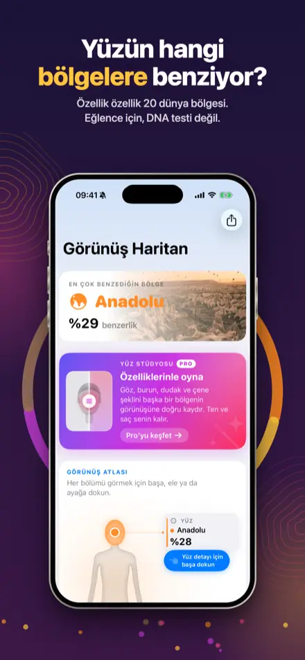 Contoura: Benzerlik haritası sonucu
