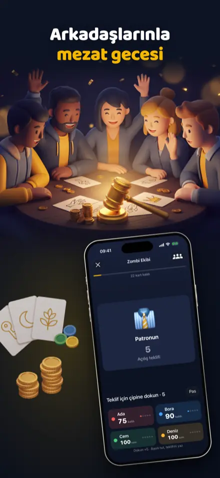 Draft & Bid: Tek telefon başında teklif veren arkadaşlar